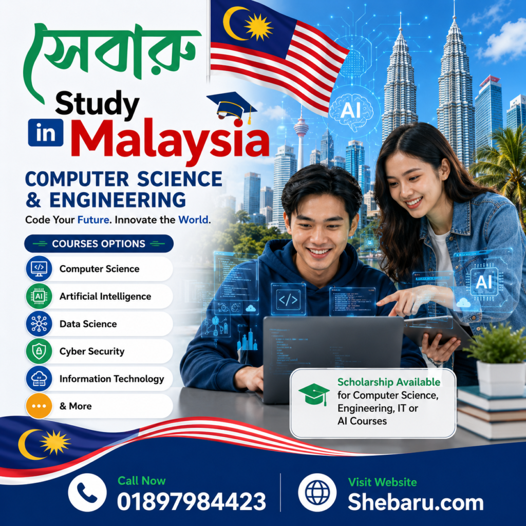 Study computer science in Malaysia - international students on campus